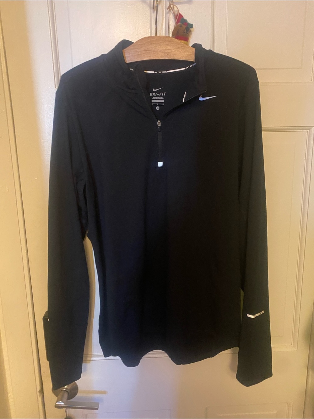 Nike Black Dri-FIT Quarter-Zip Performance Pullover